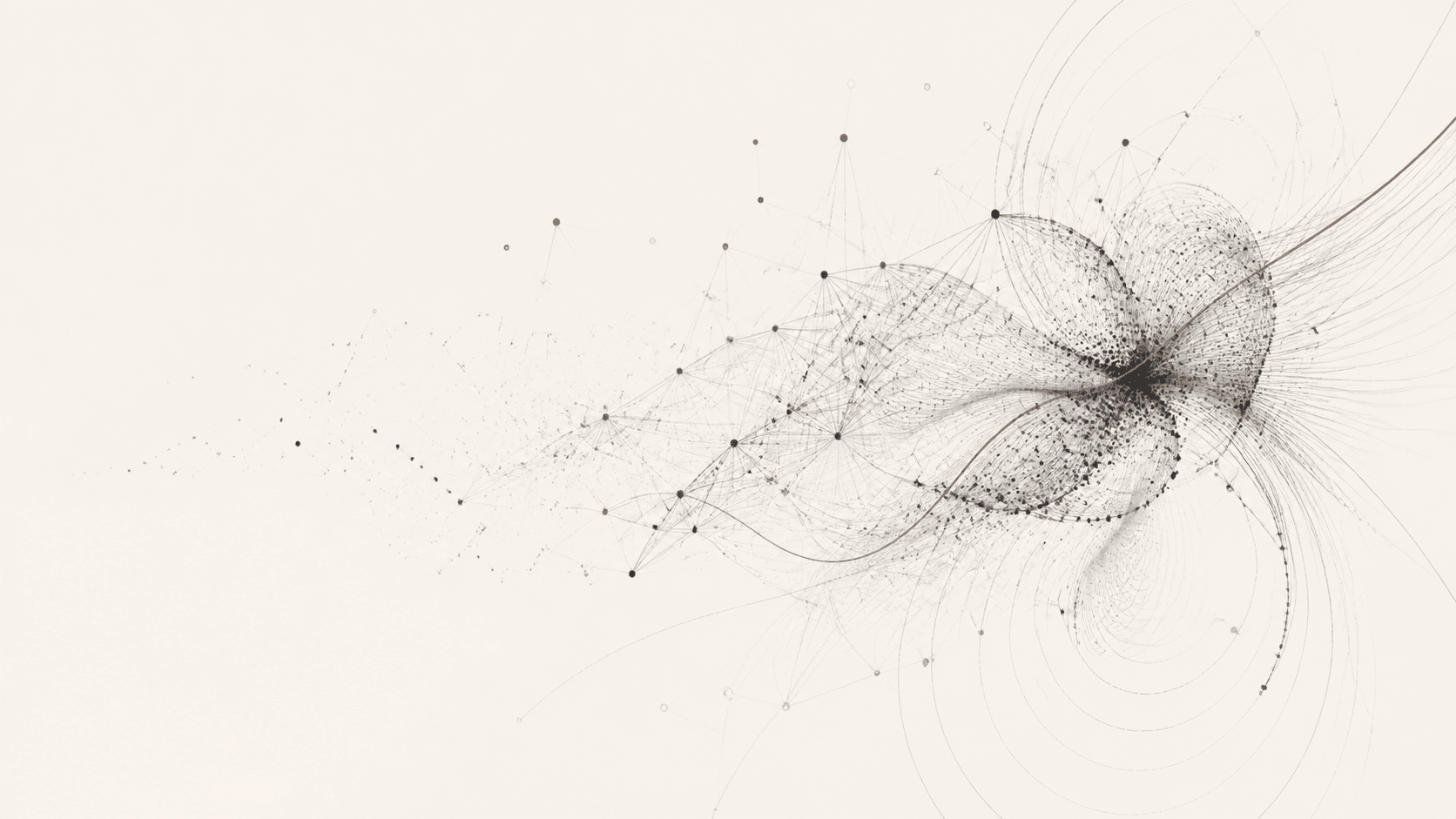 Abstract network illustration for Vítor Magalhães's personal website